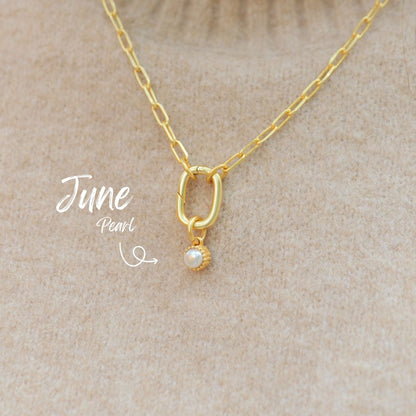June Birthstone Charm – Pearl