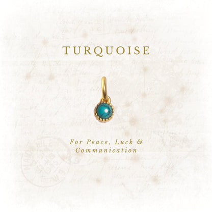 December Birthstone Charm – Turquoise