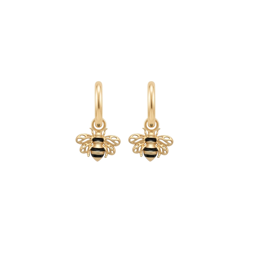 Grace Hoops with Bee Drops