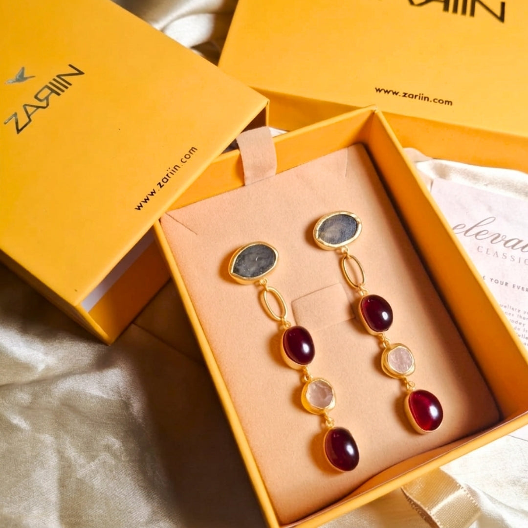 Go with the Flow Statement Earrings