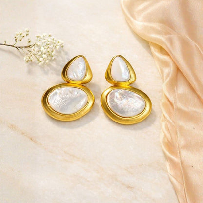 Pristine Poise Earrings with Pearl