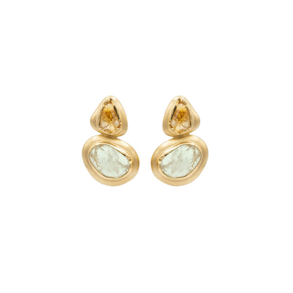 Crystal Haven Gift Set with Citrine and Green Amethyst