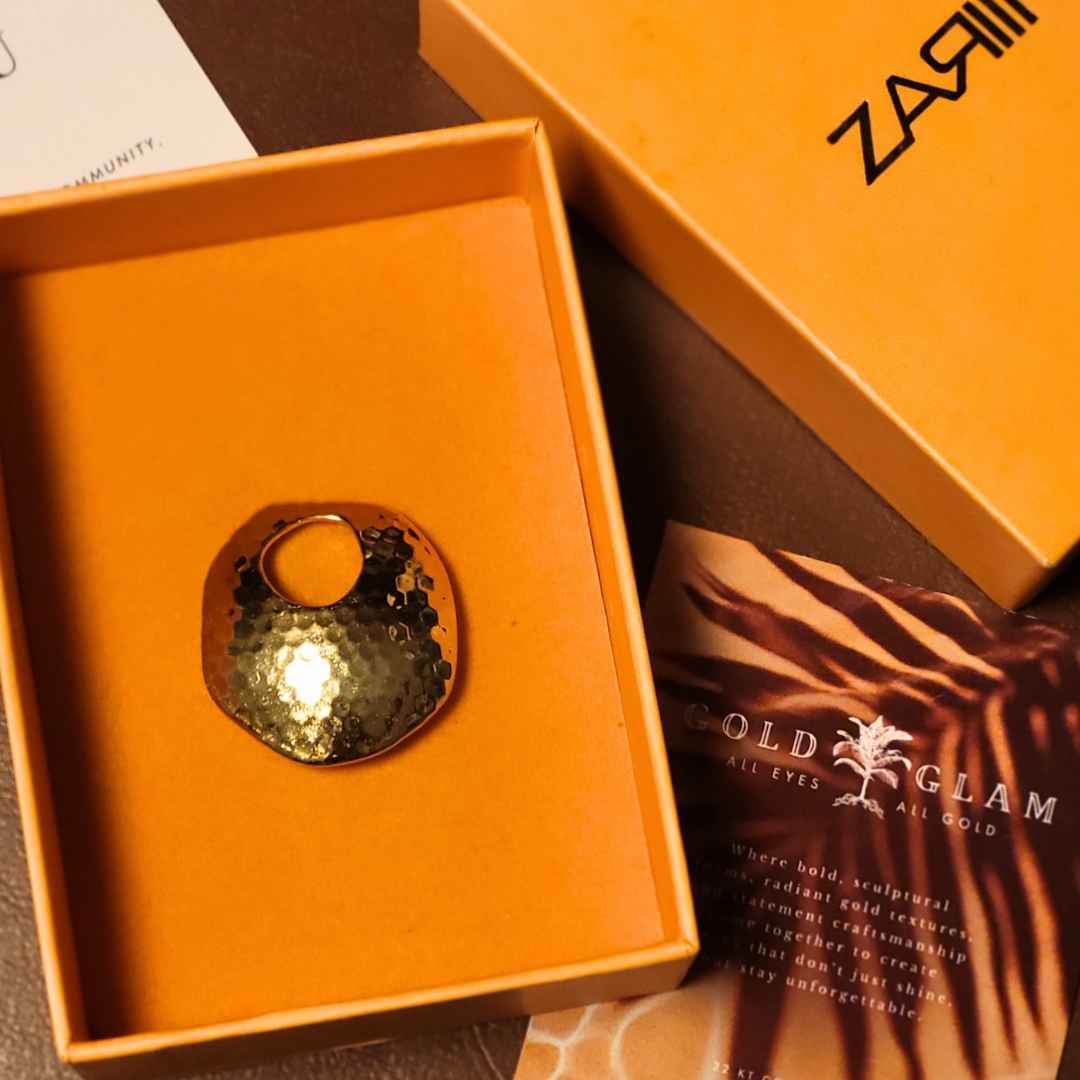 Soul in Gold Brooch