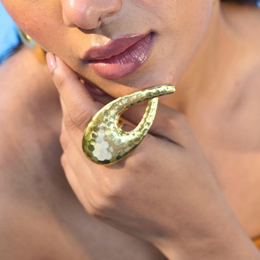 Gold Loop Ring