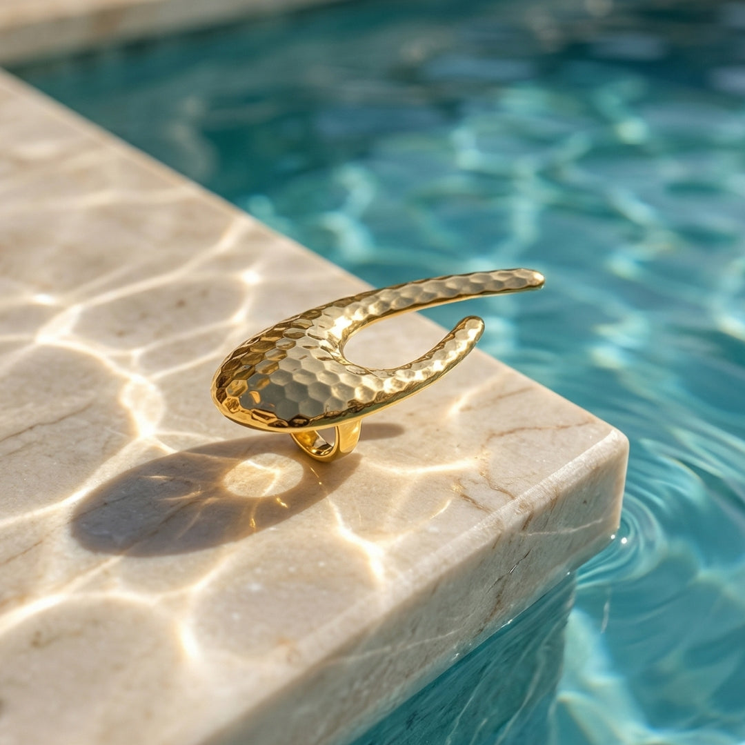 Gold Loop Ring