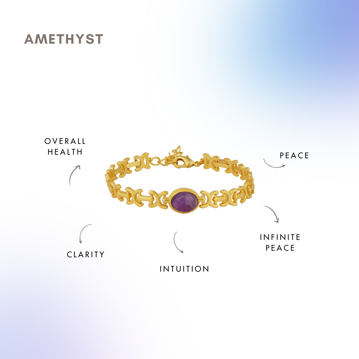 Amethyst Healing Bracelet for Health