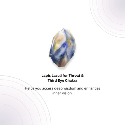 Lapis Lazuli Healing Ring for Calm and Peace