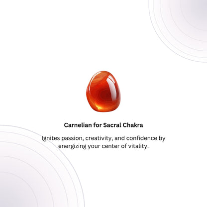 Carnelian Healing Ring for Energy and Vitality