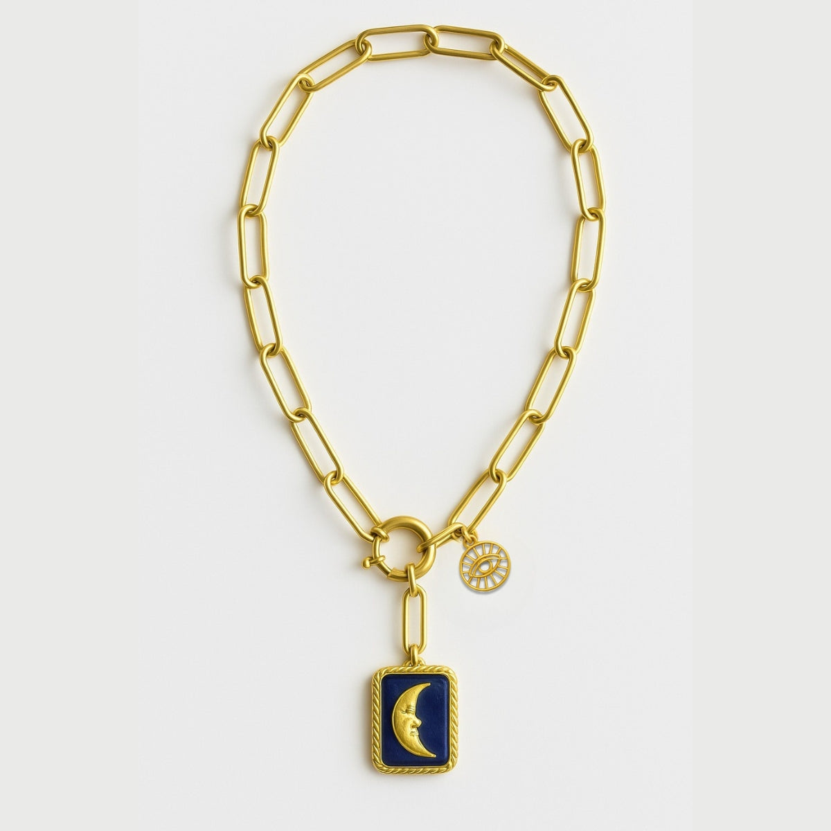 Love You to the Moon and Back Link Necklace