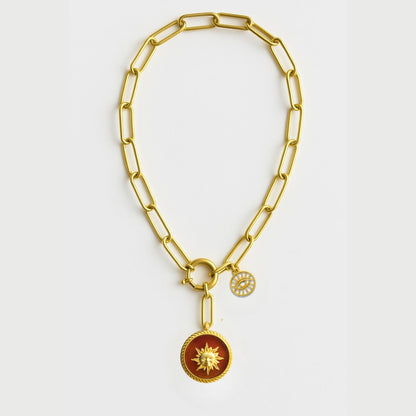Glory of the Sun Link Necklace