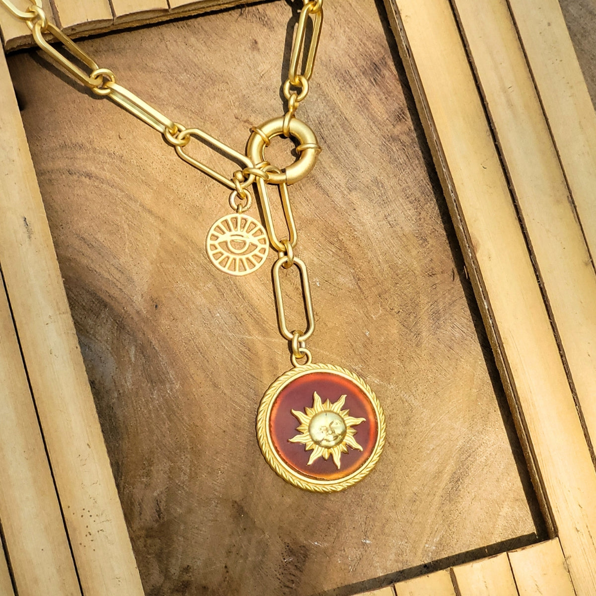 Glory of the Sun Link Necklace