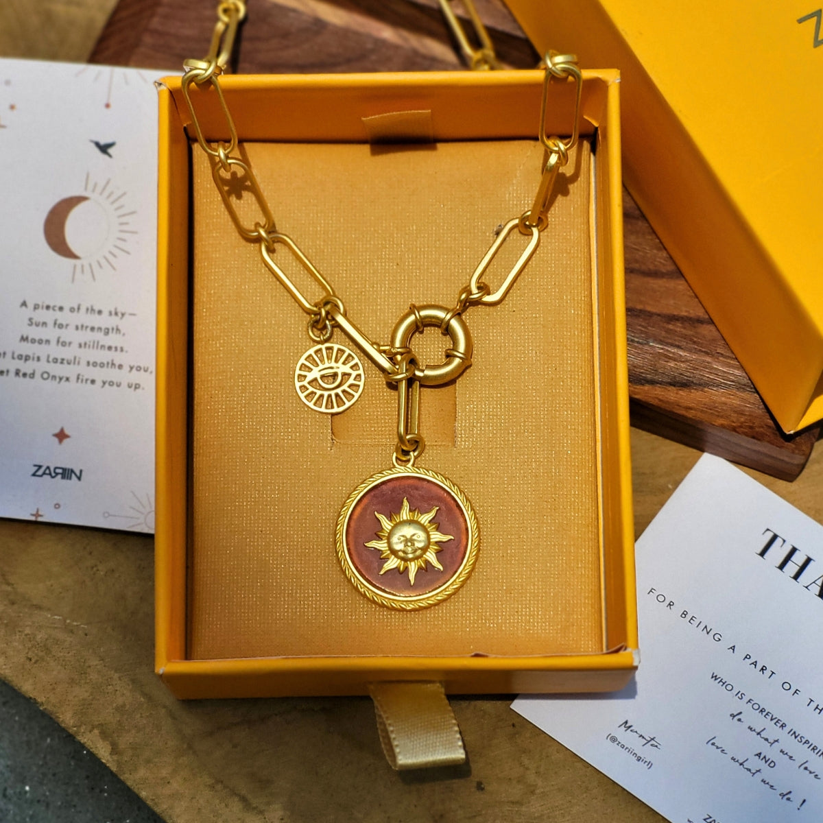 Glory of the Sun Link Necklace