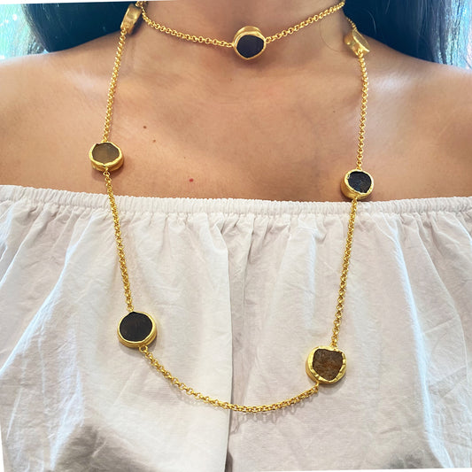 The Alternating  Gold Necklace