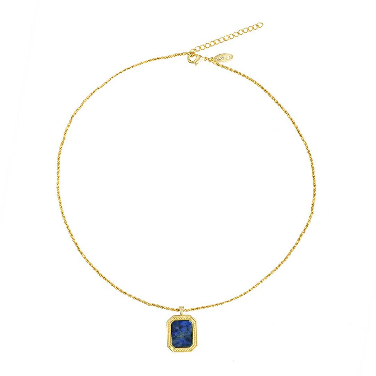 Soul Soothe Pendant Necklace with Lapis Lazuli - Intuition
