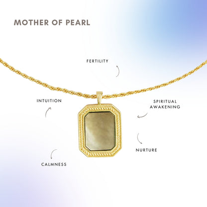 Soul Soothe Pendant Necklace with Mother of Pearl - Creation