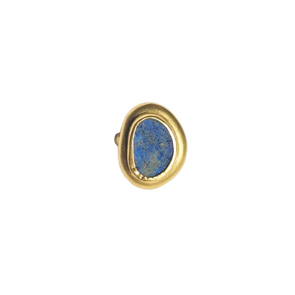 Enduring Charm Ring with Lapis Lazuli