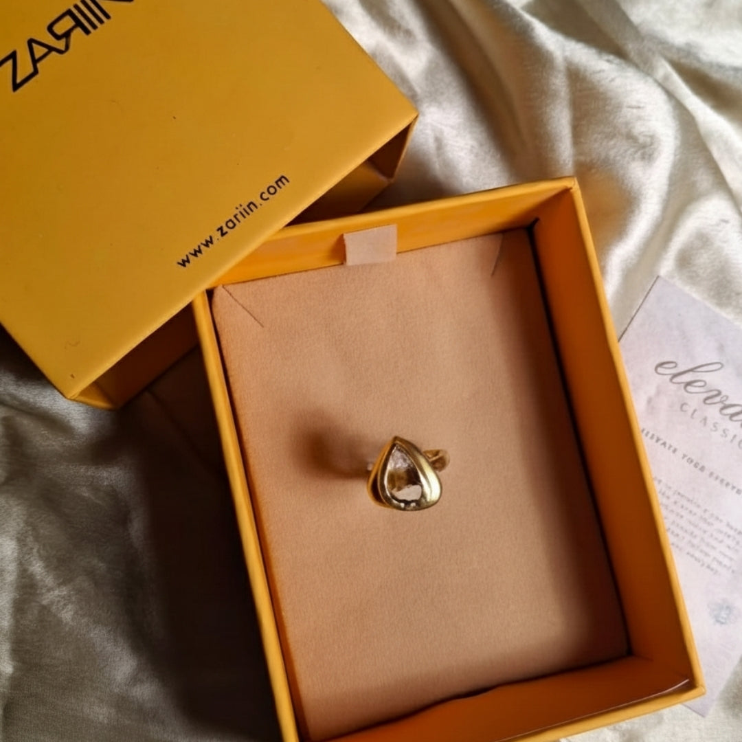 Golden Glow Ring with Citrine
