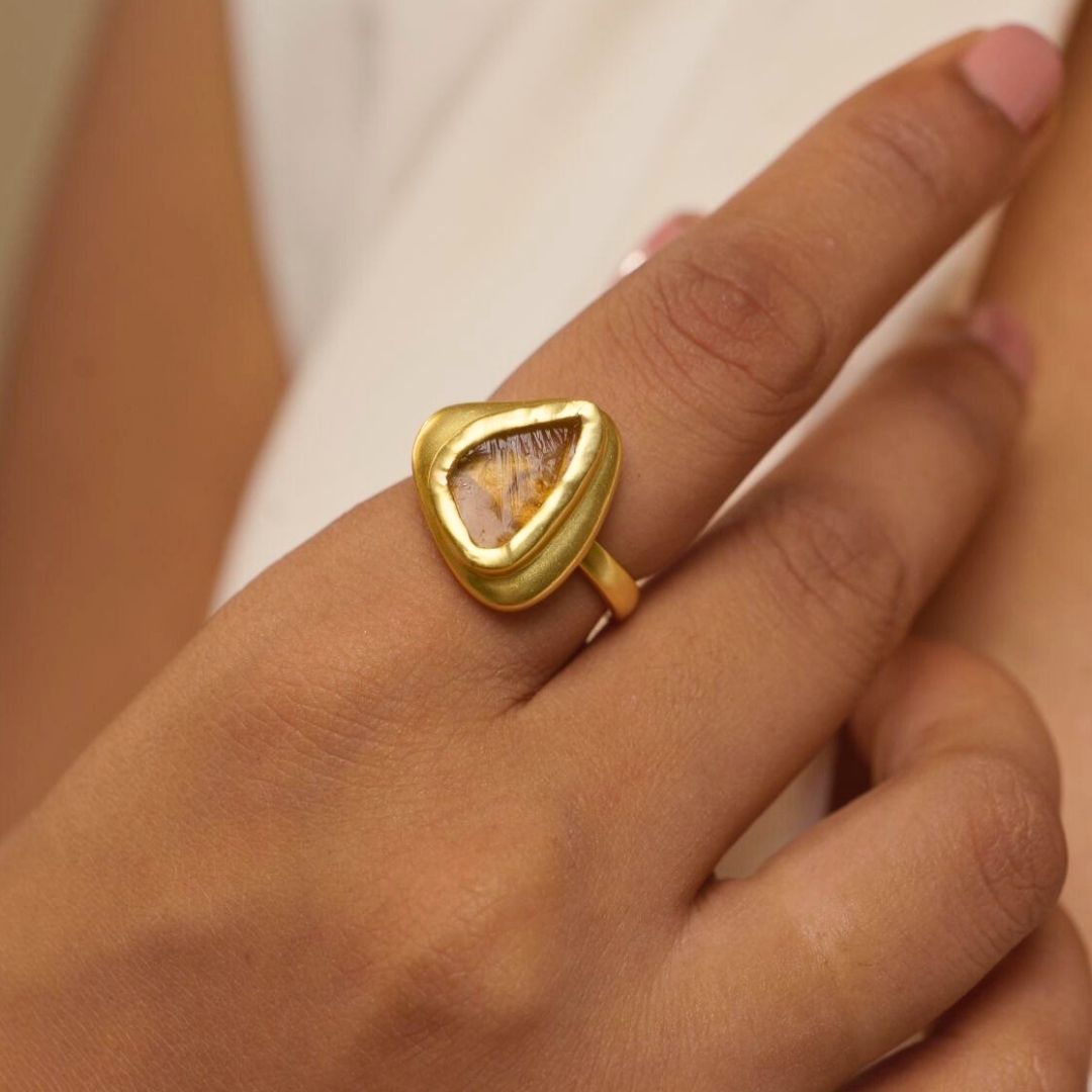 Golden Glow Ring with Citrine