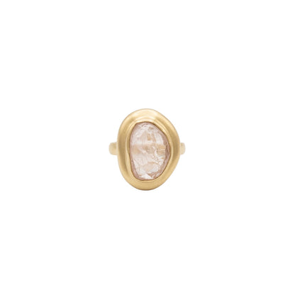 Enduring Charm Ring with Rose Quartz