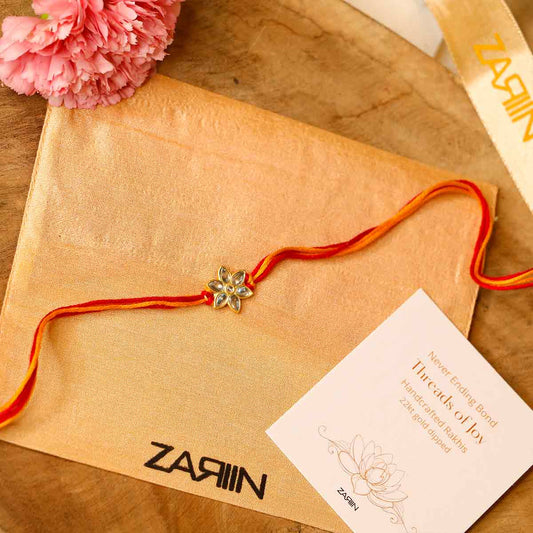 Traditional Touch Floral Rakhi