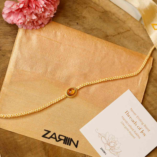 Citrine Healing Rakhi for Success