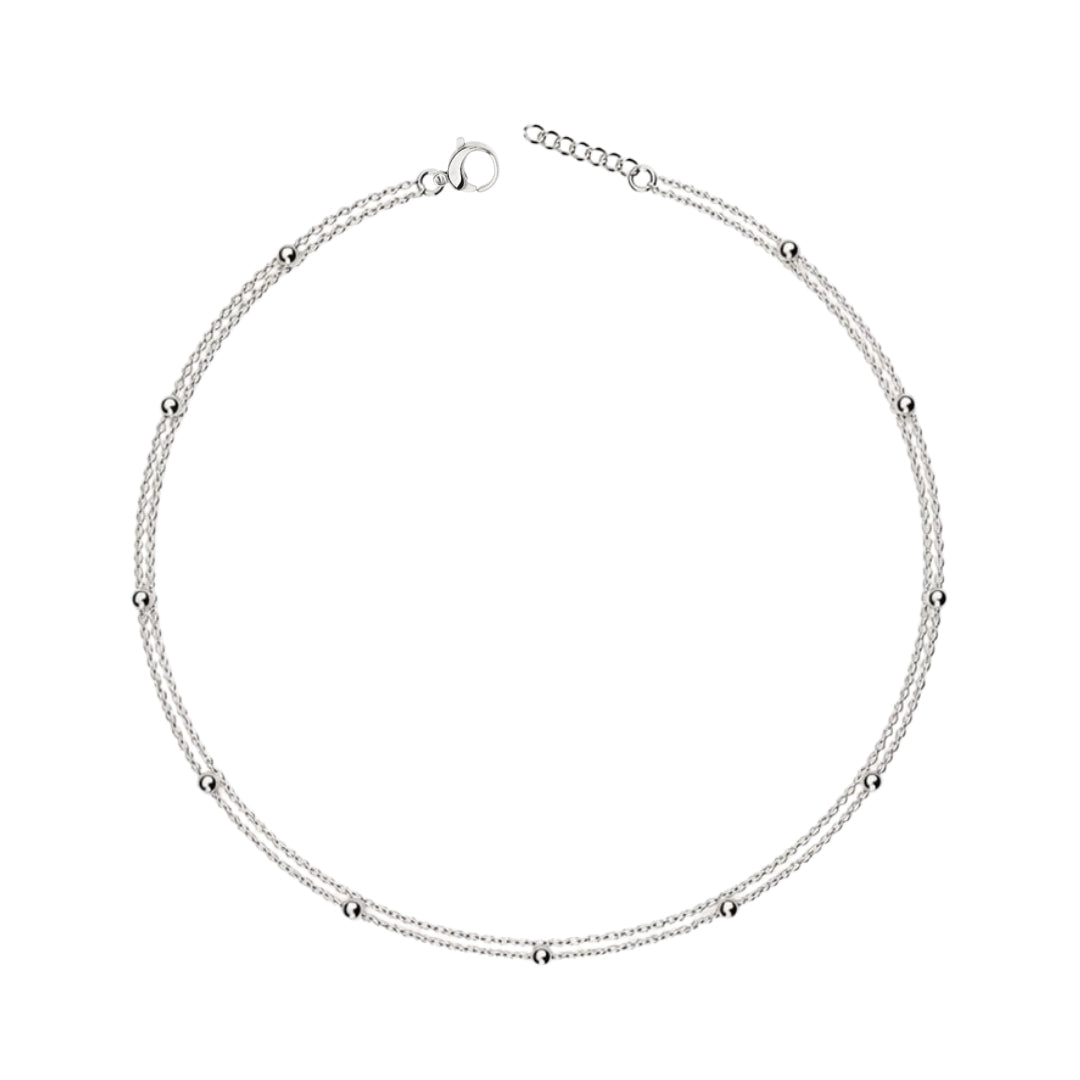 Duality Dot Chain 925 SilverAnklet