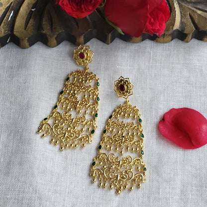 Glorious Drama Filigree Statement Earrings