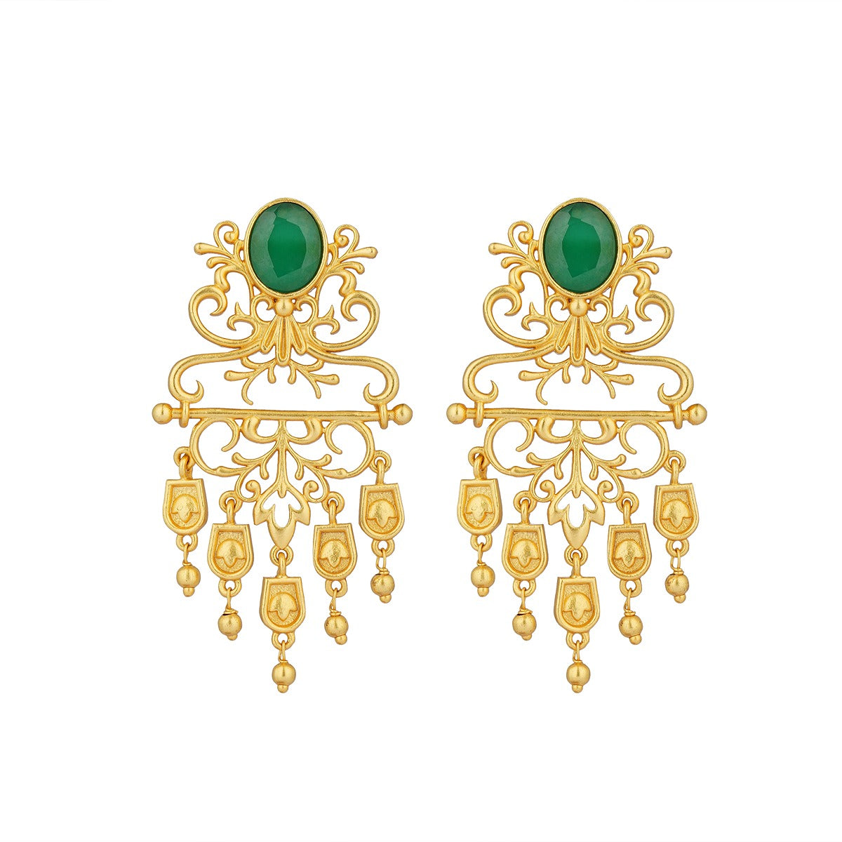 Majestic Charm FIligree Earrings