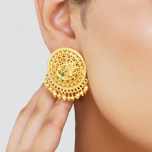 Majestic Mor Stud Earrings