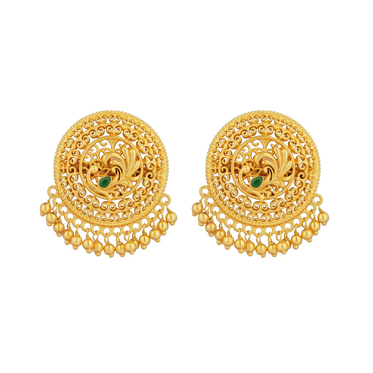 Majestic Mor Stud Earrings