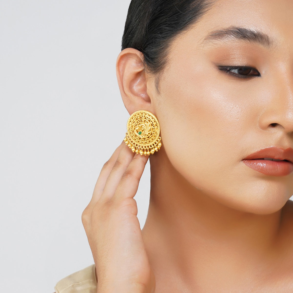 Majestic Mor Stud Earrings