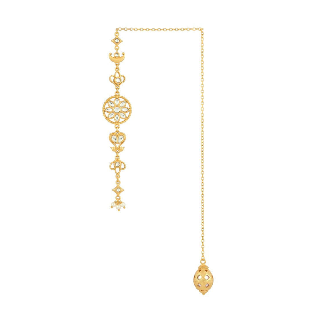 Chaand Sitara dogri Ear Chain