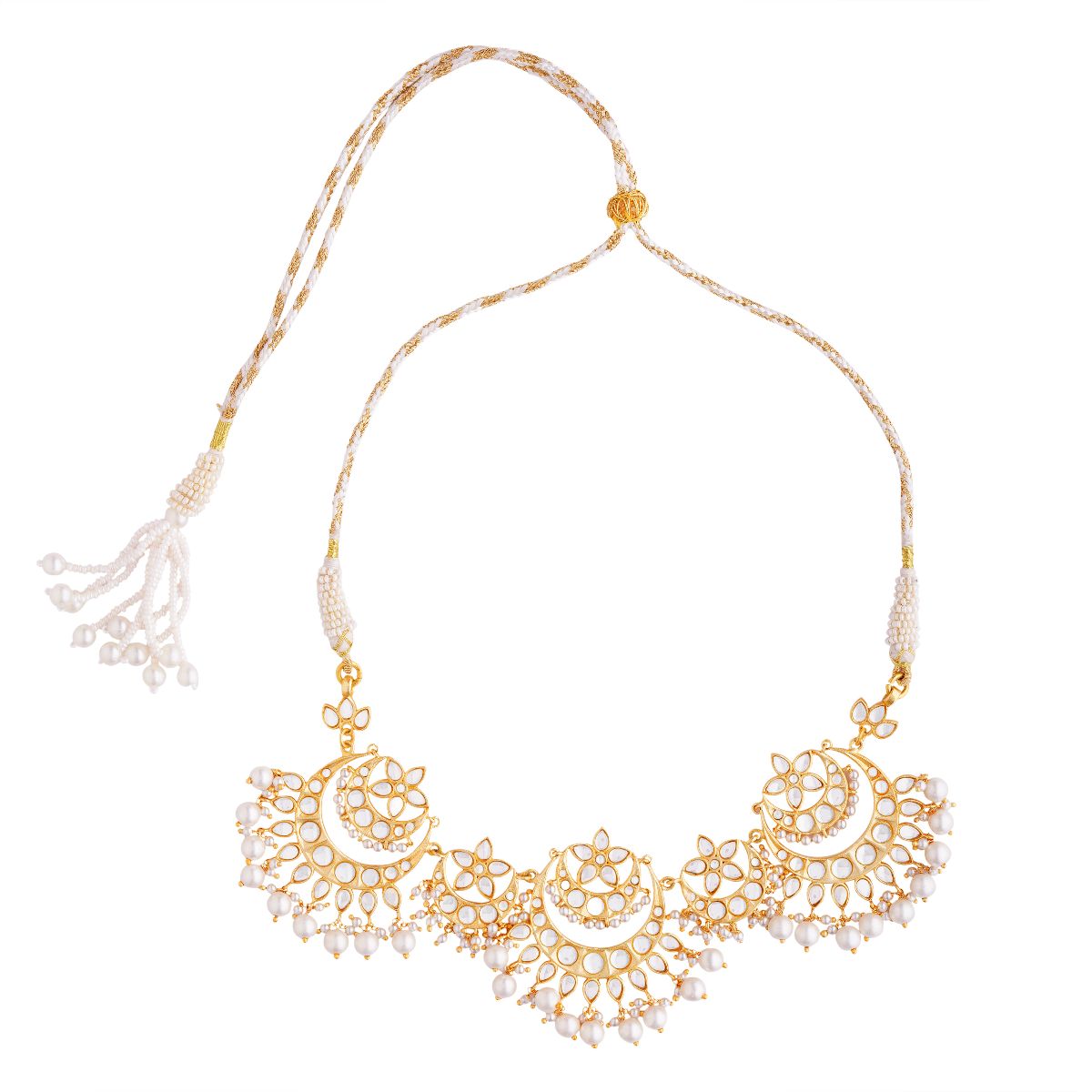Bahaar Necklace with Mirror Polki