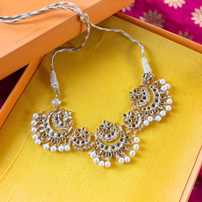 Bahaar Necklace with Mirror Polki