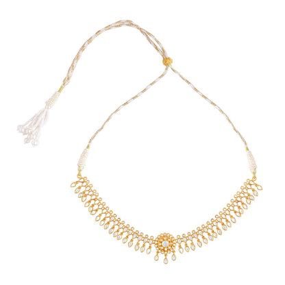 Sitara Necklace with Mirror Polki