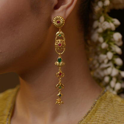Gulbahaar Statement Earrings