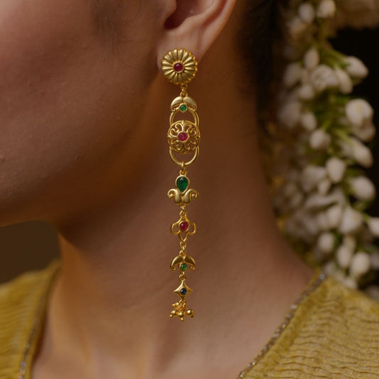 Gulbahaar Statement Earrings