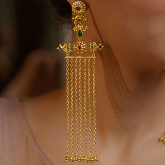Veil of Gamour Statement Earrings