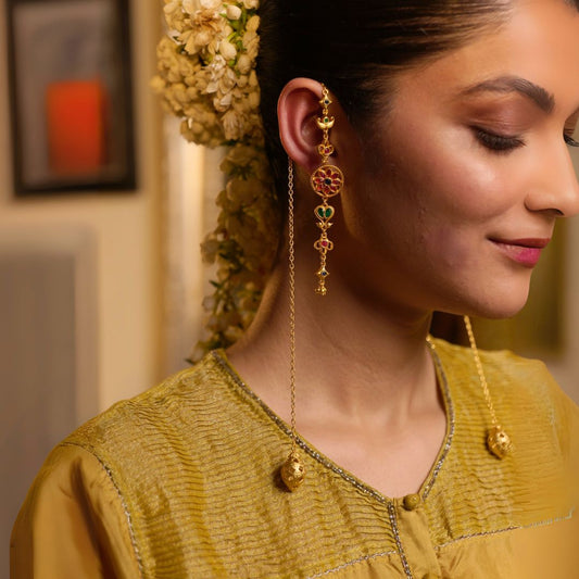 Delicate Dream Ear Chain - Dejhoor Earrings