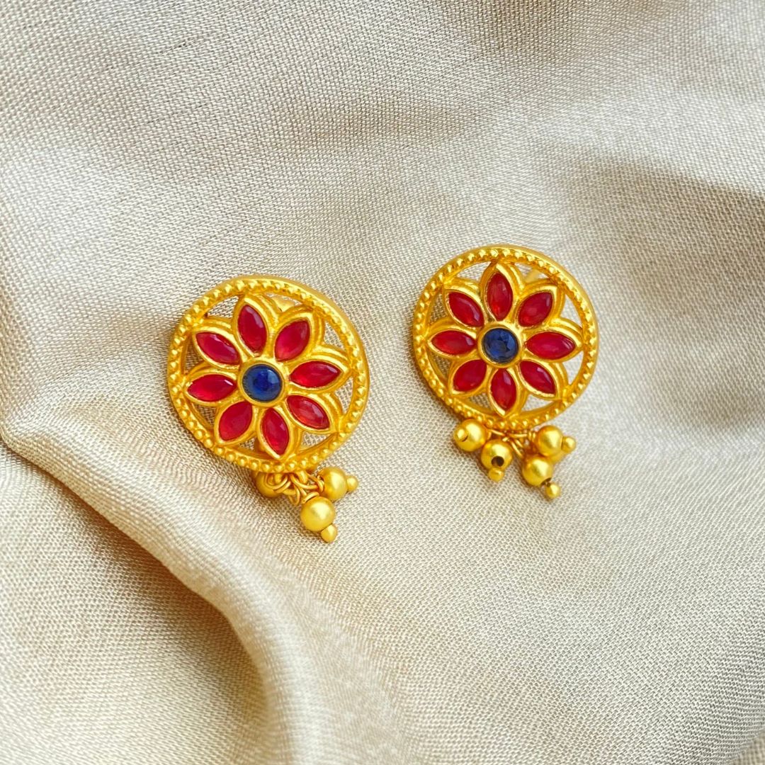 Flowers of Passion Stud Earrings