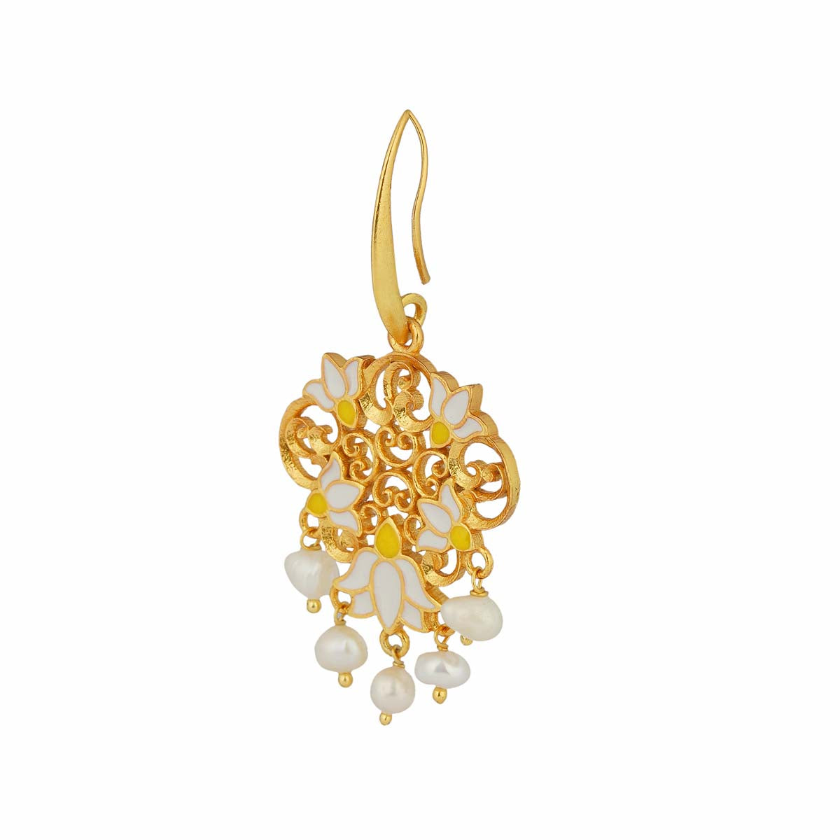 Lykka Symbols dream catcher gold hook earrings - watchesonline.com