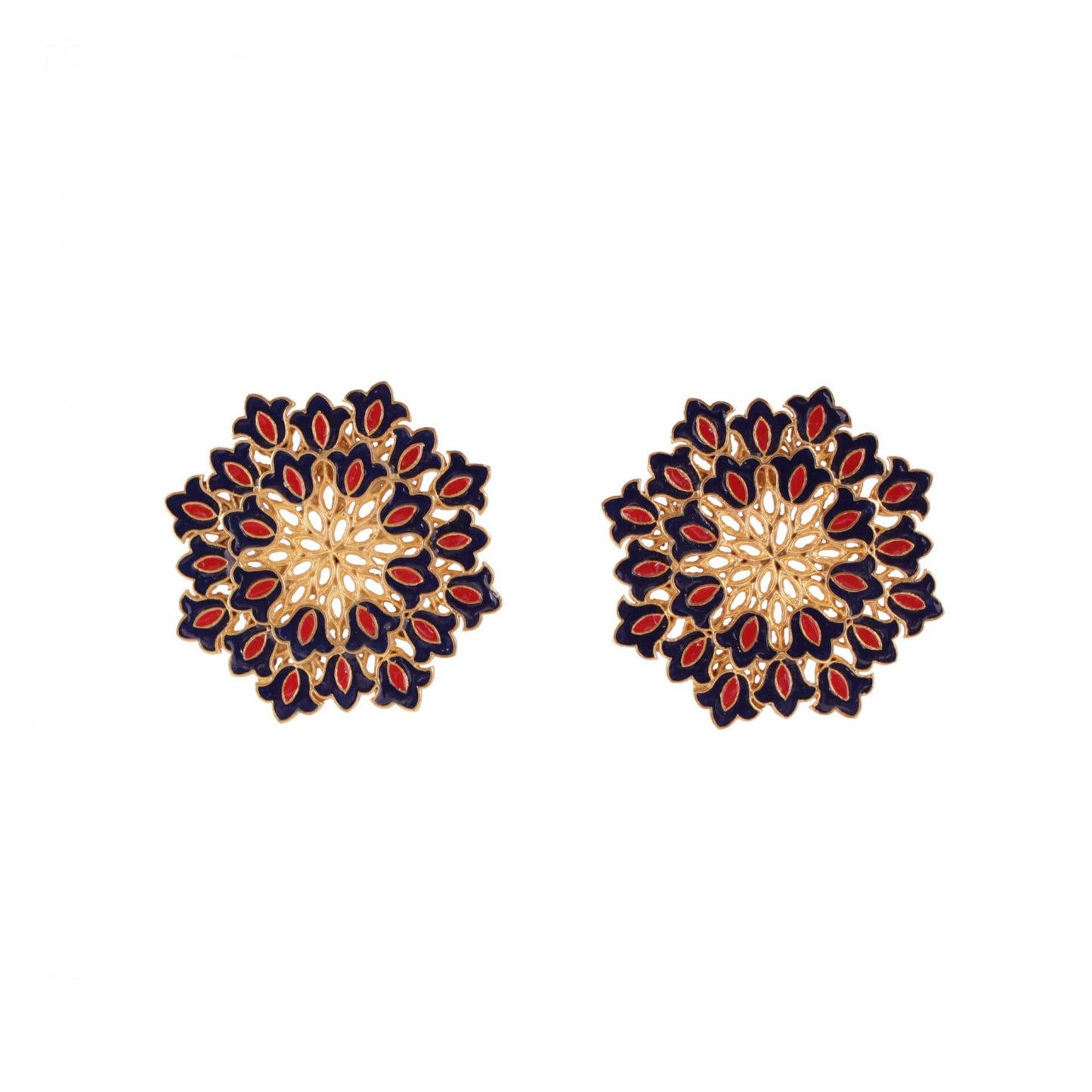 Flower Burst Stud Earrings