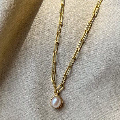 Everyday Calm and Joy Pearl Necklace