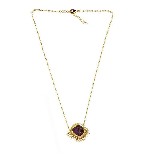 It's A Girl Thing Amethyst Necklace