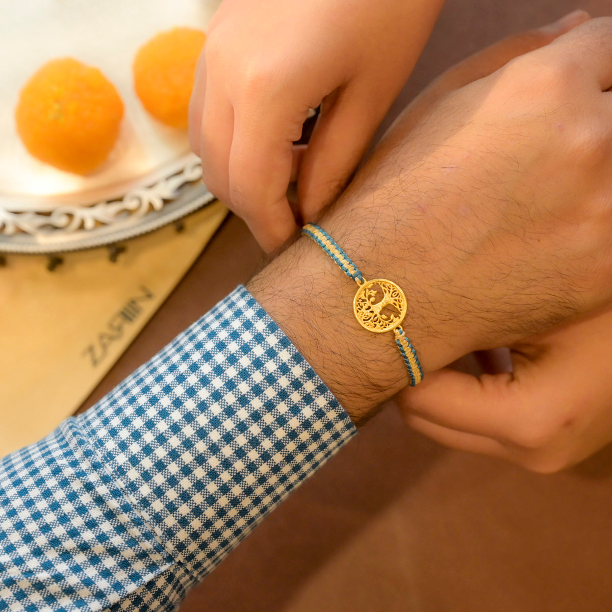 Tree of Life Rakhi & Lumba Bracelet Box