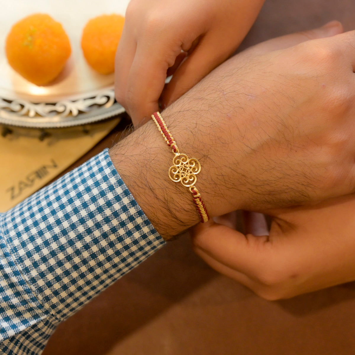 Pretty Bonds Rakhi & Lumba Bracelet Box