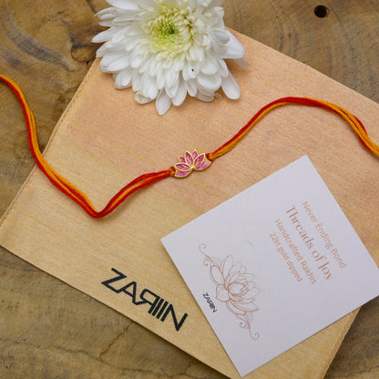 Lotus Aura Rakhi