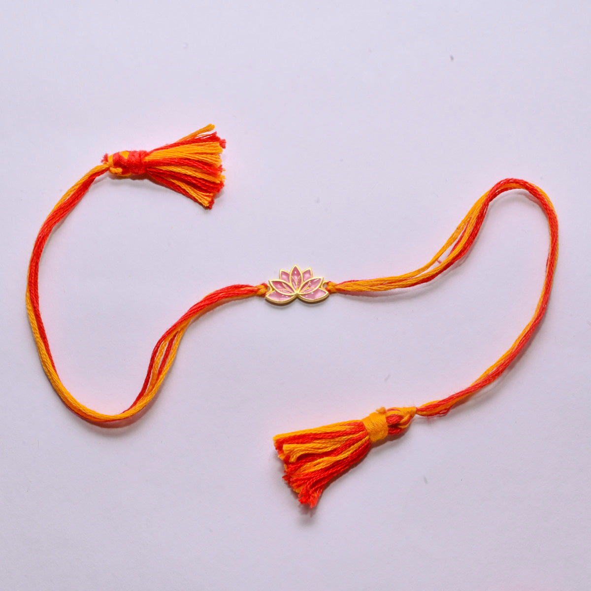 Lotus Aura Rakhi & Lumba Bracelet Box