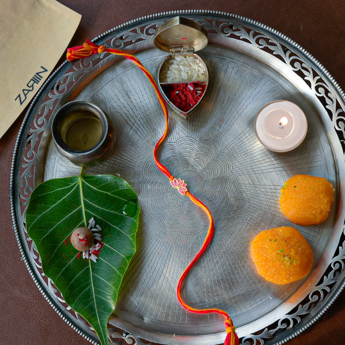 Lotus Aura Rakhi