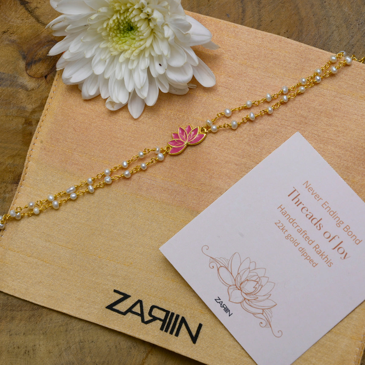 Lotus Aura Pearl Lumba Bracelet